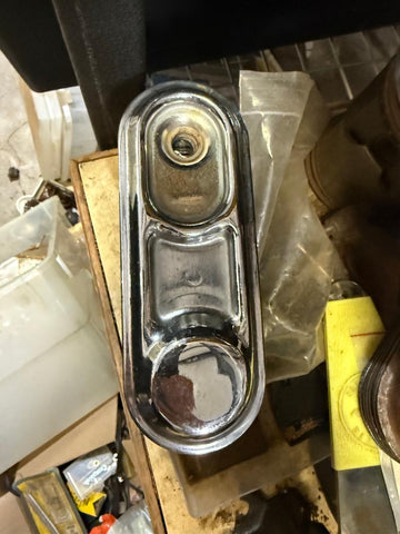 1960-64 CORVAIR BLACK SPARE TIRE LOCK PLATE