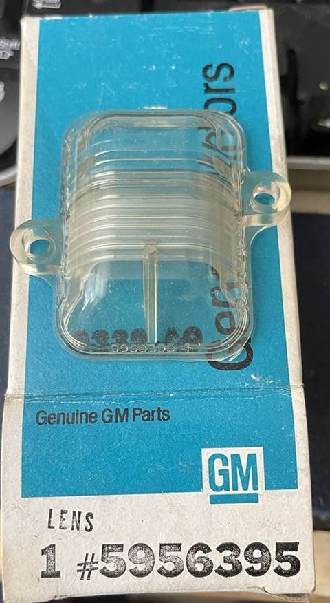 License Plate Light Lens – Fits 1967-1972 Dodge Dart (2585174 Licensed Repro)