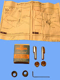 NOS 1960-61 CORVAIR 4 DR REAR DOOR SAFETY LOCK UNIT #985073