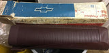 NOS 1967 Chevelle Impala Camaro Bel Air Caprice CorVair REAR RUBBER MATS PAIR MAROON 986996