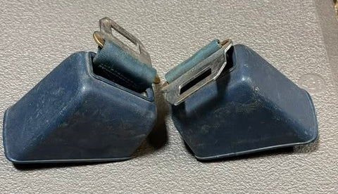 Genuine Plastic Seat Belt Retainer Housing WITH RETRACTOR AND BELT - PAIR