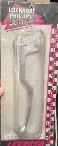 Lockhart Phillips Clutch Lever — Silver/Chrome — Part #240‑1223 — Suzuki GSX‑R 600/750