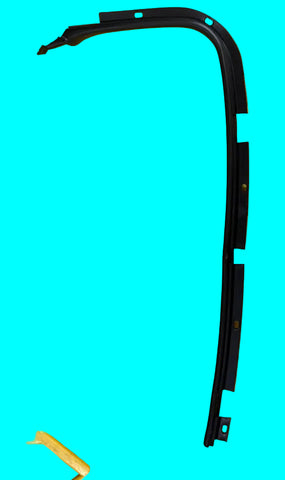 NOS 1992–1999 Pontiac Bonneville Rear Side Door Rear Garnish Molding (Black) – Part #25544490