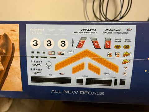 The Piranha Super Spy Car - MODEL KIT - W/ CORVAIR ENGINE - SPECIAL RELEASE