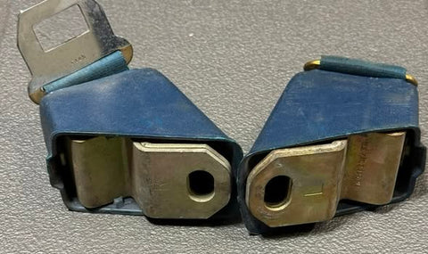 Genuine Plastic Seat Belt Retainer Housing WITH RETRACTOR AND BELT - PAIR