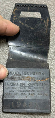 CORVAIR Irving Air Chute Seat Belt – Model BN3 4000 A - SEE PICS - EXACT ITEM