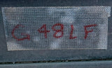 STAINLESS AUTO SHADE VENT G48LF AS PICTURED