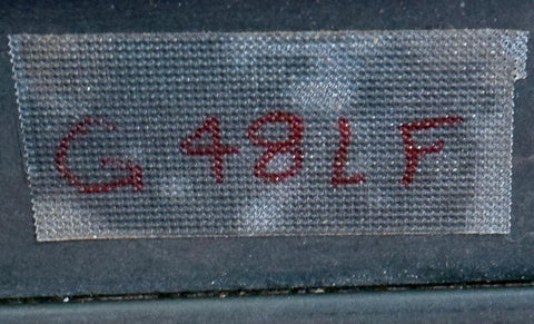 STAINLESS AUTO SHADE VENT G48LF AS PICTURED