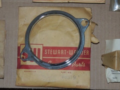 98319 STEWART WARNER CHROME INSTRUMENT BEZEL WITH MOUNTING HOLES