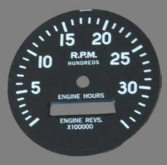 NOS Stewart Warner 425457-gauge RPM dial indicating FACE PLATE.