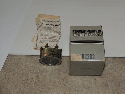 NOS NEW Stewart Warner 82202 Standard-Series Ammeter Gauge