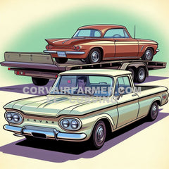 Digital Cartoon Art for the Corvair Enthusiasts. EL CORVINO