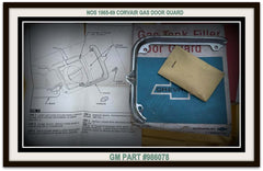 NOS 1965-69 CORVAIR GAS DOOR GUARD - #986078