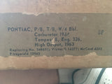 4‑Barrel Carburetor Base Gaskets — Square‑Bore (12834 / 13834)  - SOLD EACH