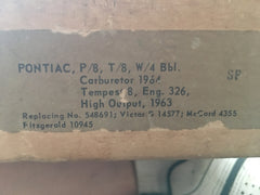 4‑Barrel Carburetor Base Gaskets — Square‑Bore (12834 / 13834)  - SOLD EACH