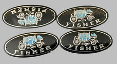 CORVAIR BODY BY FISHER DOOR SILLS TAGS