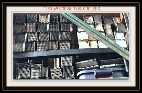 CORVAIR CORSA TURBO RADIATOR 12 PLATE Oil Cooler