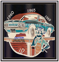 Digital Cartoon Art for the Corvair Enthusiasts.