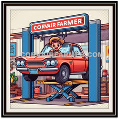 Digital Cartoon Art for the Corvair Enthusiasts.