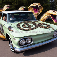 Digital Cartoon Art for the Corvair Enthusiasts.