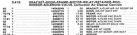 NOS GM 3955227 CAMARO CORVETTE CHEVELLE RETAINER