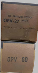 NC NEW VULCAN OPV-27 - OIL PRESSURE SWITCH - 1959-60 Pontiac