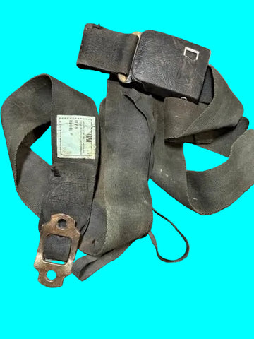 SEAT BELT LAP STRAP, BUCKLE AND MOUNTING BRACKET