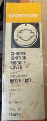 Genuine Harley-Davidson Chrome Ignition Module Cover — NOS   Part No.