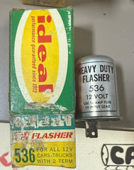 Ideal 536 Heavy‑Duty 12V Flasher (12A Variant, NOS, Boxed)