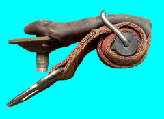 SEAT BELT RETRACTOR BOOT MOUNTING BRACKET AND BOLT