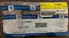 GM NOS 15706643 Tailgate Handle Bezel — 1994–2004 Chevy S10 & GMC Sonoma — Fleetside/Stepside