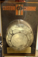 Custom Chrome 09‑708 Slotted Turn Signal Trim Rings — NOS   Fits 1973–1985 FX / FXWG / FXST / FXR / XL Models