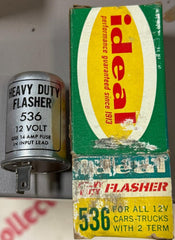 Ideal 536 Heavy‑Duty 12V Flasher (NOS, Boxed)