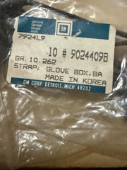 NOS GM Glove Box Strap – Part #90244098 10/PACK