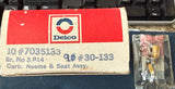 (1) NOS Delco 30‑133 Carburetor Needle & Seat Assembly – GM #7035133 – Rochester B / BC / BV / 2G