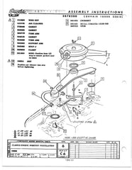 1964-69 OEM GM CORVAIR AIR CLEANER BASE SUPPORT WING NUT