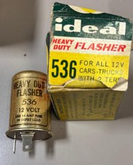 Ideal 536 Heavy‑Duty 12V Flasher (NOS, Boxed)
