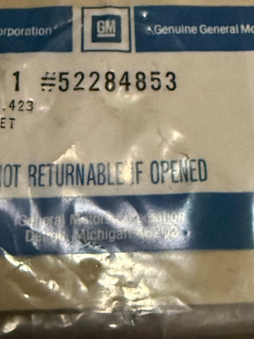 GM NOS 52284853 Camshaft Support / Valve Cover Gasket — 1987–1990 Buick, Pontiac, Oldsmobile