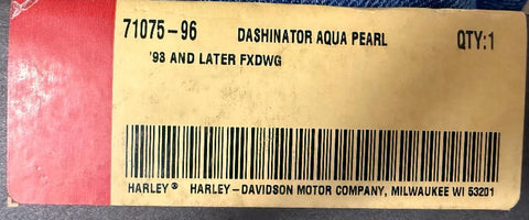 Genuine Harley-Davidson Dashinator – Aqua Pearl (NOS)   Part No. 71075‑96 / 741075‑96
