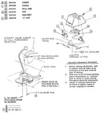 1965-66 CORVAIR CORSA CHROME 4 SPEED SHIFTER BASE