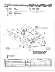 USED 1961-69 CORVAIR CHOKE THERMOSTAT HEAT SHIELD BRACKET - #2 IN THE EXPLODED VIEW