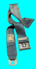 1967 SEAT BELT WITH RETAINING BRACKET - BUCKLE MISSING TOP COVER