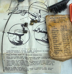 NOS Windshield Wiper Cable Linkage Repair Kit (1947–1958 Multi‑Make)