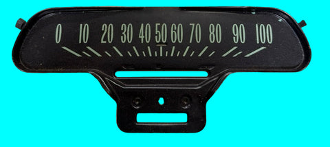 1960-64 CORVAIR SPEEDOMETER GUAGE FACIA ONLY - 0-100 VROOM