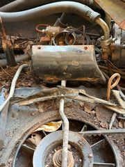 USED 1961-65 CORVAIR AC AIR CONDITIONER CONDENSER CONDENSOR MOUNT - PASSENGER SIDE