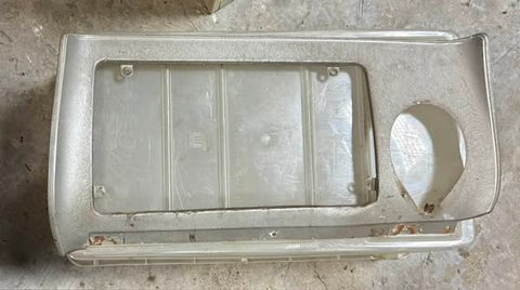 USED 1965-69 CORVAIR GLOVE BOX SURROUND FACIA WITH AIR CONDITIONING CUT OUT
