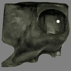 CORVAIR USED 1964-69 FRONT HEATER DUCT - LEFT SIDE