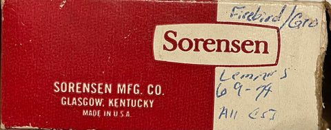 VRA 19 SORENSON NCI NC 42-61 AMP - C PICS FOR DESCRIPTION