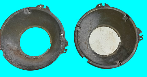 1960-69 CORVAIR HEADLIGHT BACKING PLATE BUCKET CUP - SOLD EACH
