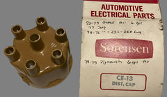 NEW SORENSON Dodge #CE13 distributor cap six cylinder